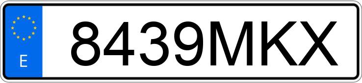 Numer rejestracyjny 8439MKX posiada AUDI A3 SPORTBACK Numer rejestracyjny 8439MKX posiada AUDI A3 SPORTBACK