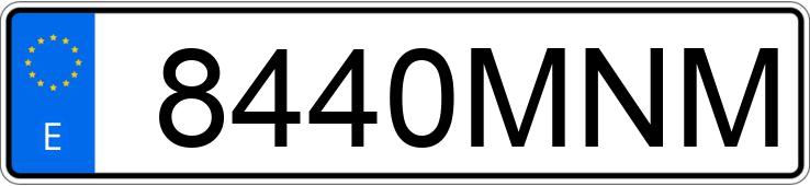 Numer rejestracyjny 8440MNM posiada PEUGEOT 308