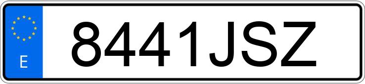 Numer rejestracyjny 8441JSZ posiada PEUGEOT 208