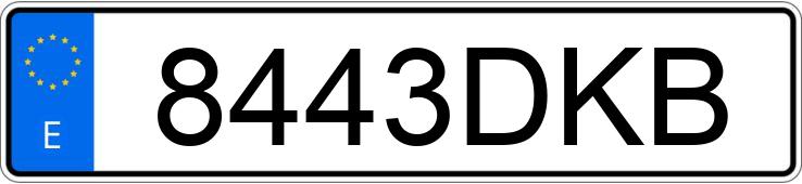 Numer rejestracyjny 8443DKB posiada OPEL ASTRA GTC