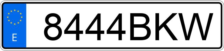 Numer rejestracyjny 8444BKW posiada MERCEDES S (220-221)