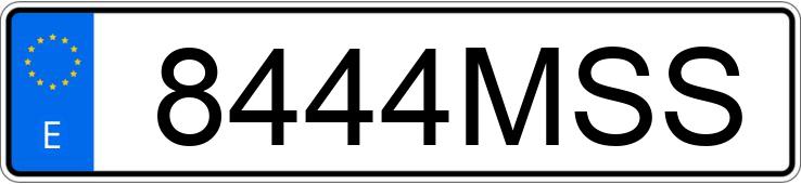 Numer rejestracyjny 8444MSS posiada SEAT LEON Numer rejestracyjny 8444MSS posiada SEAT LEON