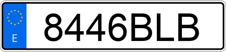 Numer rejestracyjny 8446BLB posiada PEUGEOT 307