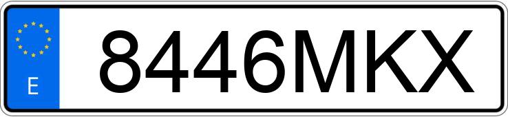 Numer rejestracyjny 8446MKX posiada MERCEDES CLA (118)