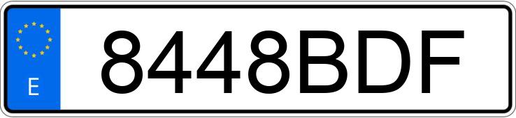 Numer rejestracyjny 8448BDF posiada SEAT CORDOBA