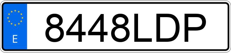 Registreringsnummeret 8448LDP har AUDI Q5