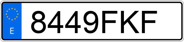 Numer rejestracyjny 8449FKF posiada KIA PICANTO Numer rejestracyjny 8449FKF posiada KIA PICANTO