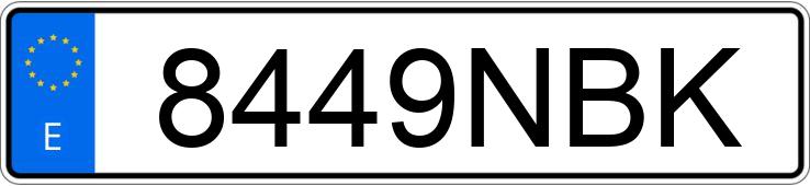 Numer rejestracyjny 8449NBK posiada FORD FOCUS Numer rejestracyjny 8449NBK posiada FORD FOCUS