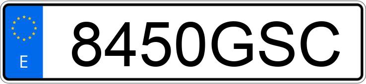 Numer rejestracyjny 8450GSC posiada AUDI A4 Numer rejestracyjny 8450GSC posiada AUDI A4