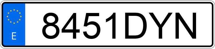 Numer rejestracyjny 8451DYN posiada FORD MONDEO Numer rejestracyjny 8451DYN posiada FORD MONDEO