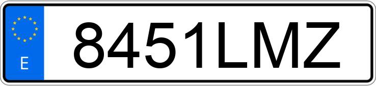 Numer rejestracyjny 8451LMZ posiada TOYOTA COROLLA