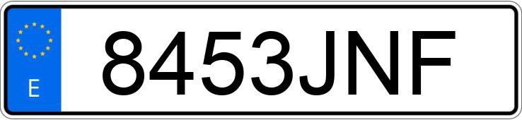 Numer rejestracyjny 8453JNF posiada MERCEDES CITAN