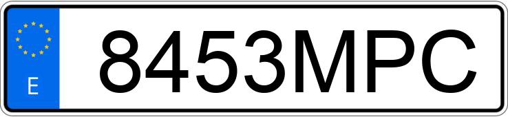 Numer rejestracyjny 8453MPC posiada CITROEN C3