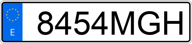 Numer rejestracyjny 8454MGH posiada MERCEDES GLA (247)