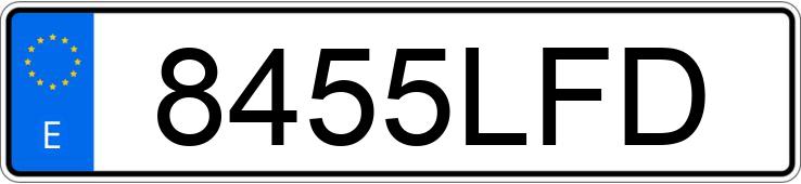 Numer rejestracyjny 8455LFD posiada PEUGEOT 3008