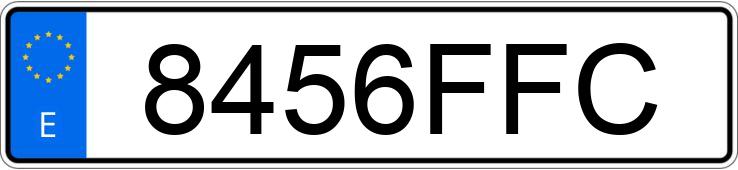 Numer rejestracyjny 8456FFC posiada ALFA ROMEO GT