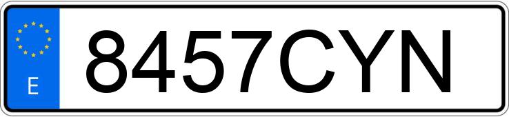 Numer rejestracyjny 8457CYN posiada BMW SERIE 3 Numer rejestracyjny 8457CYN posiada BMW SERIE 3