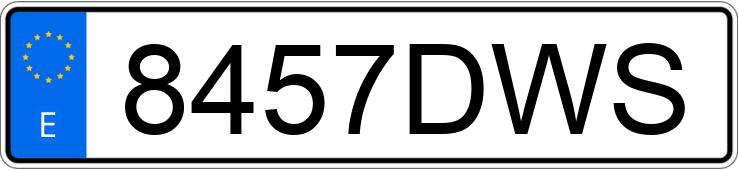 Numer rejestracyjny 8457DWS posiada ALFA ROMEO 147 Numer rejestracyjny 8457DWS posiada ALFA ROMEO 147