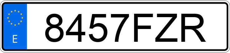 Numer rejestracyjny 8457FZR posiada FORD FOCUS Numer rejestracyjny 8457FZR posiada FORD FOCUS