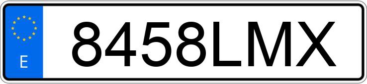 Numer rejestracyjny 8458LMX posiada SILENCE S Numer rejestracyjny 8458LMX posiada SILENCE S