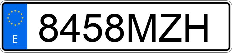 Numer rejestracyjny 8458MZH posiada FORD TRANSIT