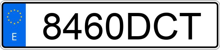 Numer rejestracyjny 8460DCT posiada VOLKSWAGEN POLO