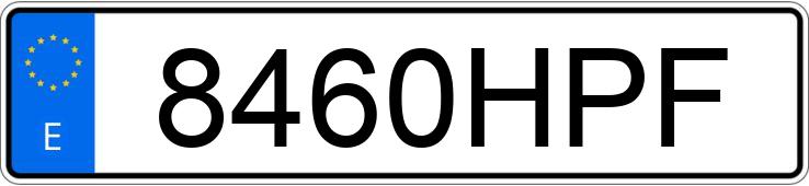 Numer rejestracyjny 8460HPF posiada VOLKSWAGEN POLO