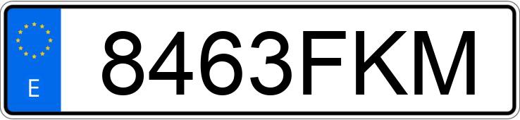 Numer rejestracyjny 8463FKM posiada TOYOTA RAV4 Numer rejestracyjny 8463FKM posiada TOYOTA RAV4