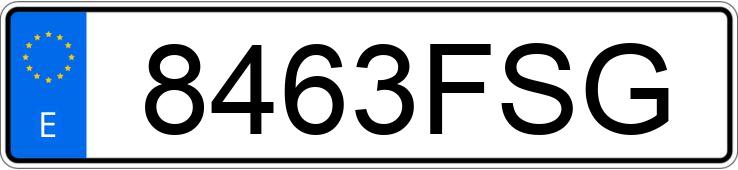 Numer rejestracyjny 8463FSG posiada FORD FOCUS 1.8 TDCI TREND