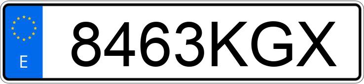 Numer rejestracyjny 8463KGX posiada AUDI RS3 SPORTBACK Numer rejestracyjny 8463KGX posiada AUDI RS3 SPORTBACK