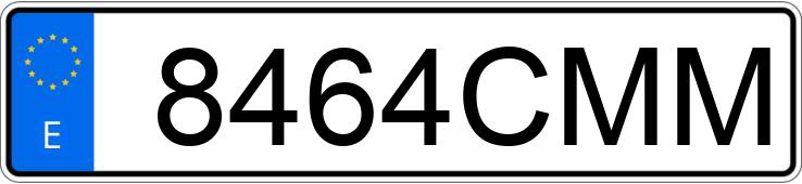 Il numero di registrazione 8464CMM ha KIA CARNIVAL