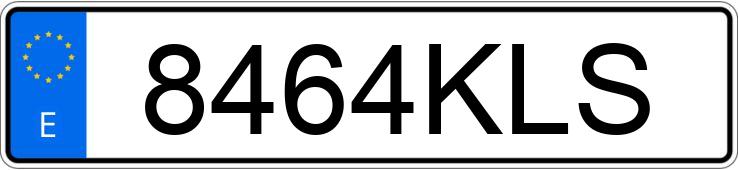 Numer rejestracyjny 8464KLS posiada KYMCO SUPER DINK