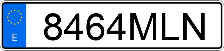 Numer rejestracyjny 8464MLN posiada MINI COUNTRYMAN