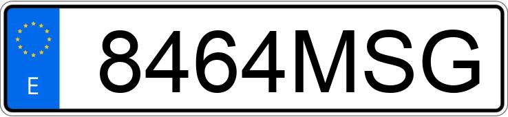 Реєстраційний номер 8464MSG має CUPRA FORMENTOR