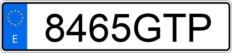 Numer rejestracyjny 8465GTP posiada GAS-GAS EC