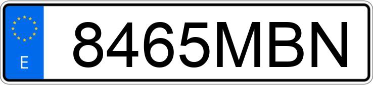 Numer rejestracyjny 8465MBN posiada AUDI Q5 SPORTBACK