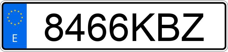Numer rejestracyjny 8466KBZ posiada JEEP CHEROKEE