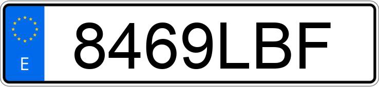Numer rejestracyjny 8469LBF posiada VOLKSWAGEN TRANSPORTER Numer rejestracyjny 8469LBF posiada VOLKSWAGEN TRANSPORTER