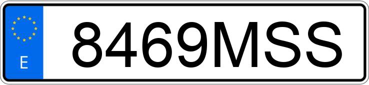 Numer rejestracyjny 8469MSS posiada SEAT LEON Numer rejestracyjny 8469MSS posiada SEAT LEON