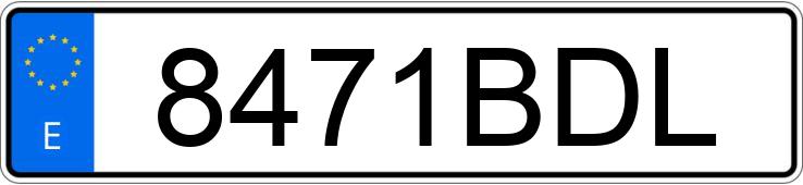 Numer rejestracyjny 8471BDL posiada NISSAN ALMERA