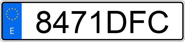 Numer rejestracyjny 8471DFC posiada VOLKSWAGEN POLO Numer rejestracyjny 8471DFC posiada VOLKSWAGEN POLO