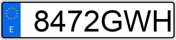 Numer rejestracyjny 8472GWH posiada MERCEDES B (245)