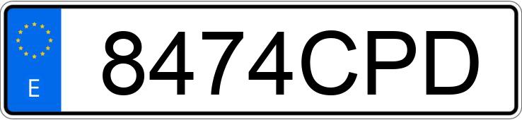 Numer rejestracyjny 8474CPD posiada OPEL ASTRA
