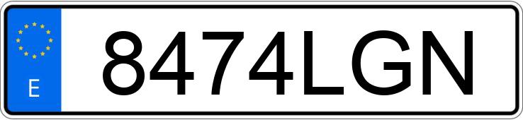 Numer rejestracyjny 8474LGN posiada PEUGEOT 3008 Numer rejestracyjny 8474LGN posiada PEUGEOT 3008