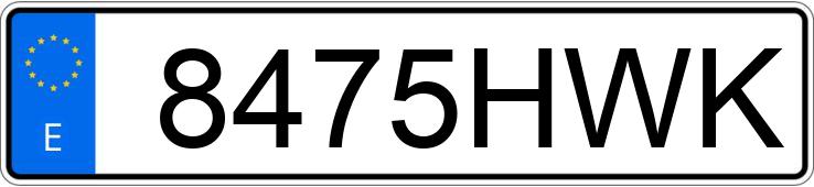 Numer rejestracyjny 8475HWK posiada DACIA SANDERO STEPWAY