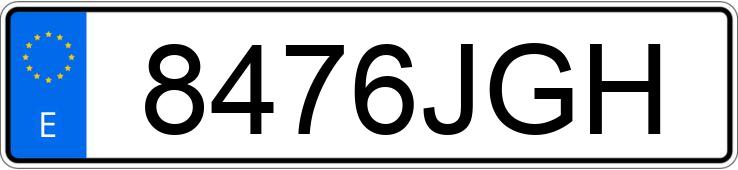 Numer rejestracyjny 8476JGH posiada FORD MONDEO