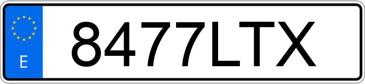 Numer rejestracyjny 8477LTX posiada RENAULT MEGANE Numer rejestracyjny 8477LTX posiada RENAULT MEGANE