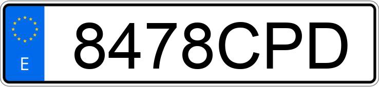 Numer rejestracyjny 8478CPD posiada MINI MINI