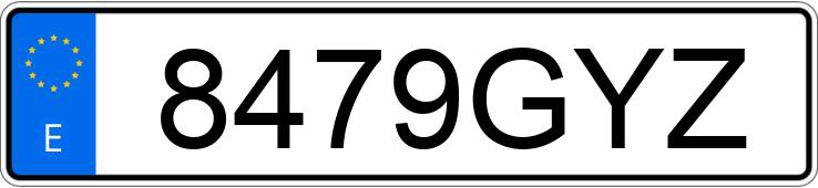 Numer rejestracyjny 8479GYZ posiada CITROEN C5