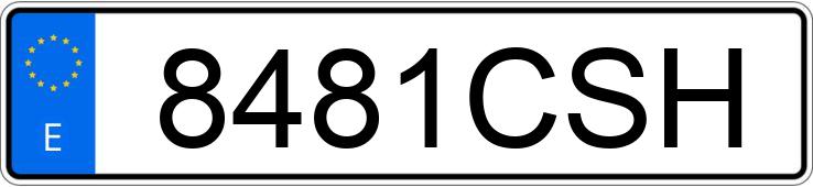 Numer rejestracyjny 8481CSH posiada BMW SERIE 5 E39 540IA